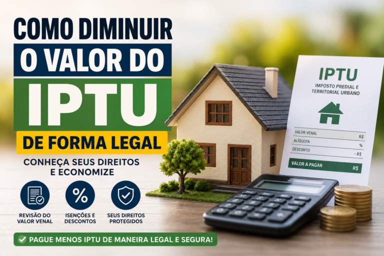 Como diminuir o valor do IPTU