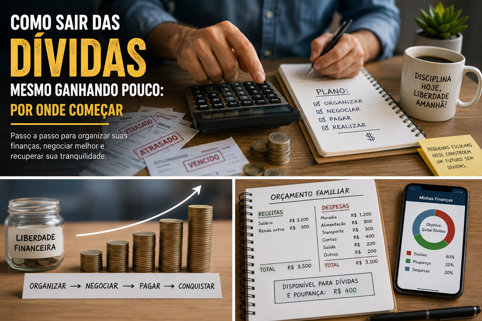 Sair das Dívidas Quando a Renda É Baixa